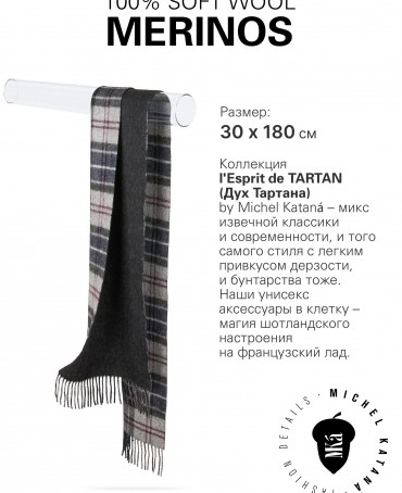 Шарф Унисекс F3-2TQ.W315_GZ-765B/BRUN.L